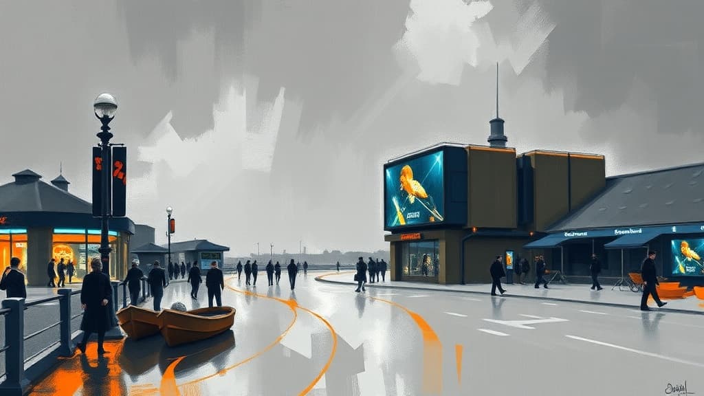 Ocean Outdoor Secures DOOH Contract for New Screen at Gunwharf Quays, Portsmouth