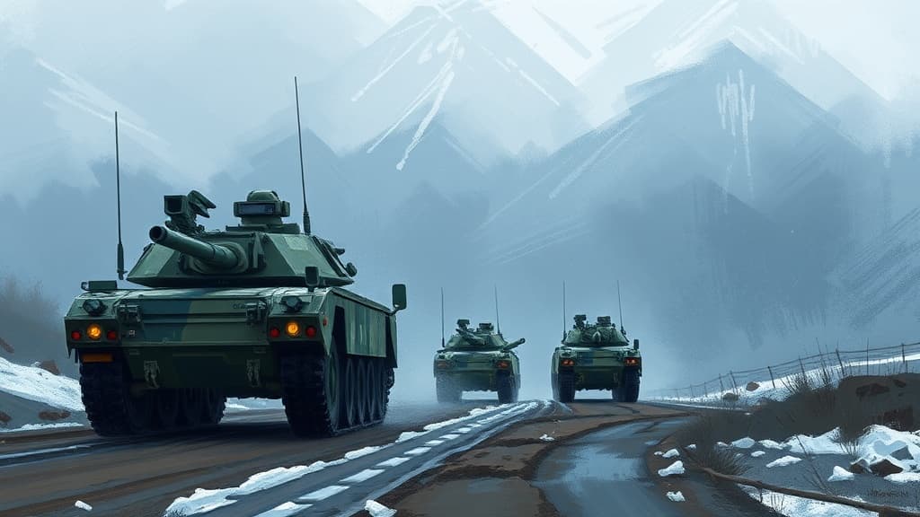 U.S. Stryker Battalion Trains at Korea's KCTC Amid Challenging Terrain and Weather