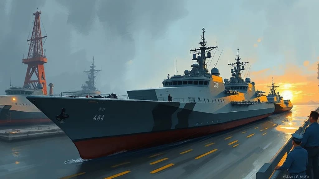 ROK Navy Launches Four New Chamsuri-class PKMR Vessels at Busan Shipyard