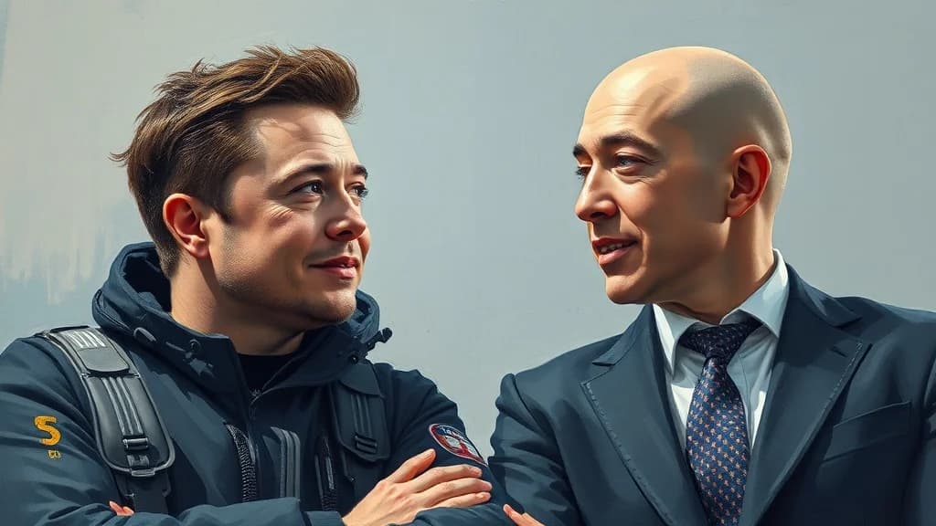 The New Trillion-Dollar Space Race: Inside the Rivalry of Musk and Bezos