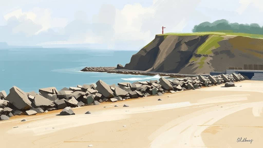 Network Rail Initiates Sea Defence Project at Folkestone's The Warren with 18,000 Tonnes of Rock Deliveries