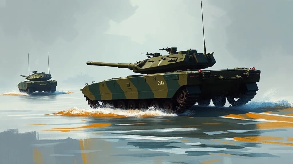 Ordnance Factory Medak Completes Amphibious Trials for BMP-II Combat Vehicles