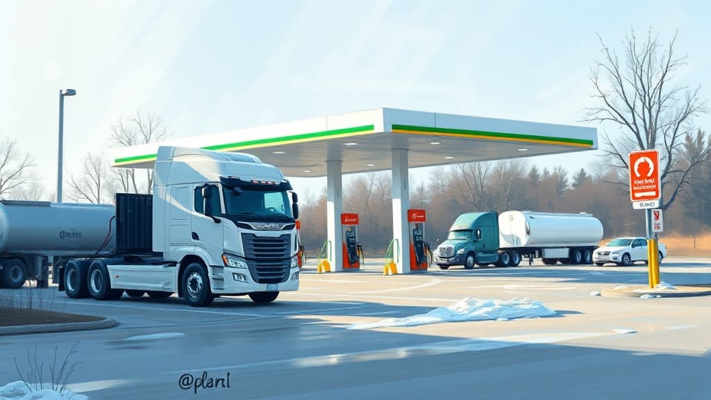 Natural Gas Stations Reach 1,466 in Canada and US, Supporting Trucks by 2026