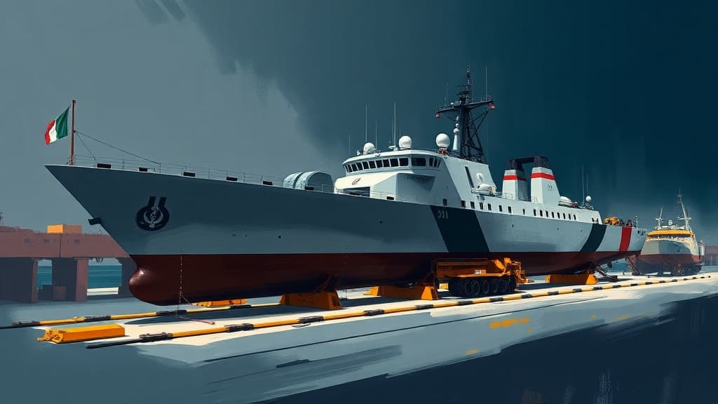 Mexican Navy Lays Keel for ARM Yuca OPV2025-Class Patrol Vessel