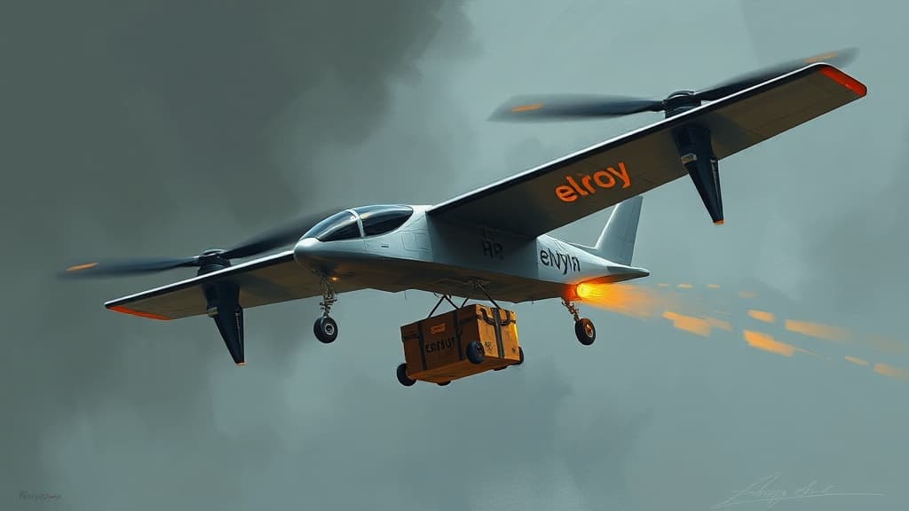 Elroy Air Completes First Cargo Delivery Using Hybrid-Electric VTOL Aircraft Chaparral