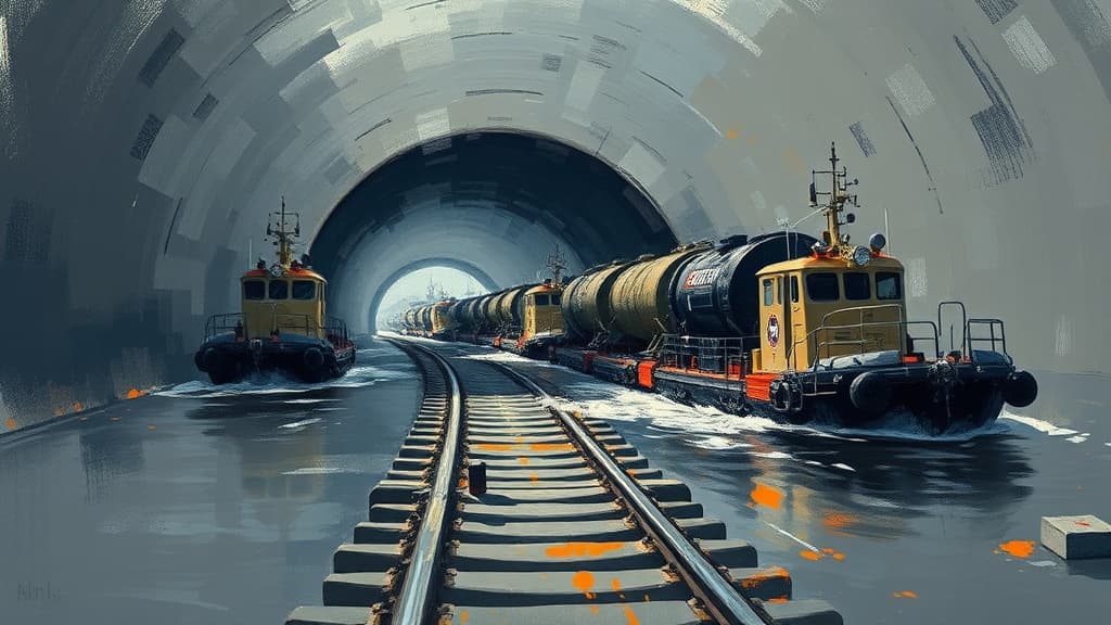 US Army Corps of Engineers Operates Specialized Tunnel System for Railroad Cars
