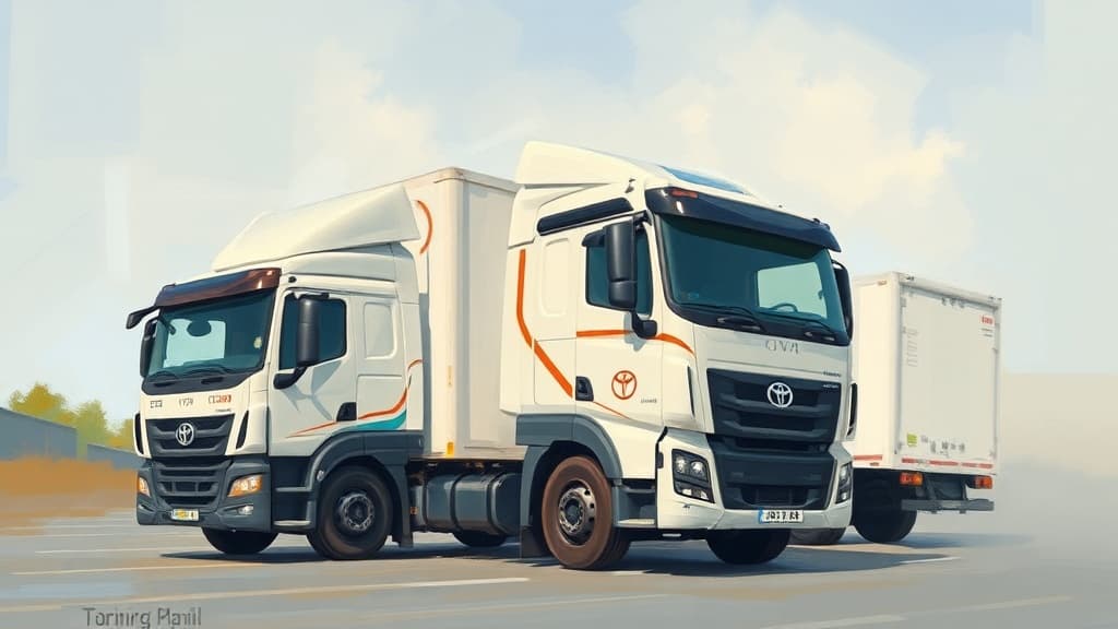 Toyota Unveils Hydrogen Fuel Cell Truck Initiative at Parts Centre Europe in Belgium