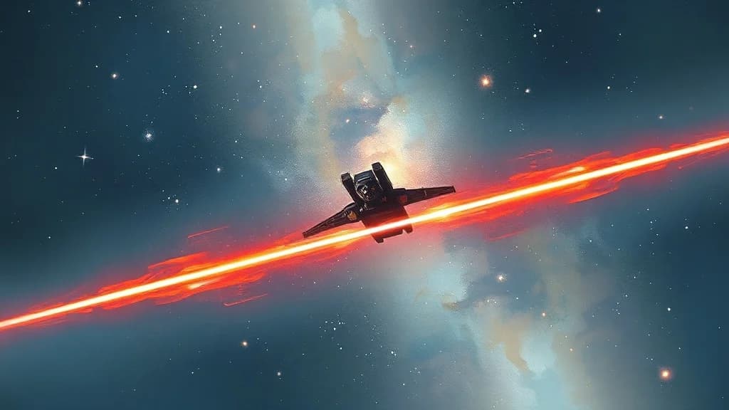 NASA's James Webb Telescope Captures Stunning Stellar Jet Resembling Darth Maul's Lightsaber