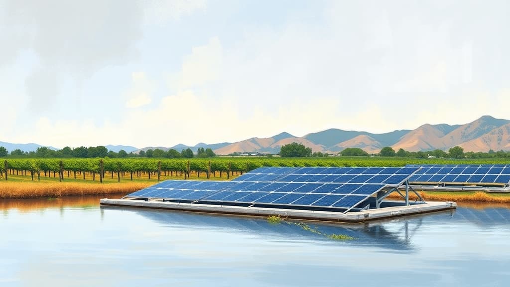 Nelson Family Vineyards Achieves 100% Solar Power with Floating Array in California